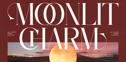 Moonlit Charm Font Poster 1