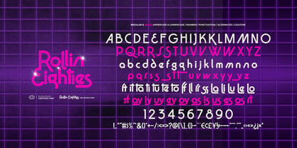 Rollin Eighties Font Poster 6