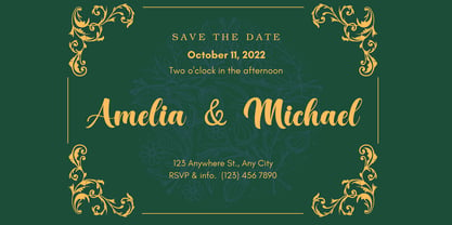 Maichigan Font Poster 7