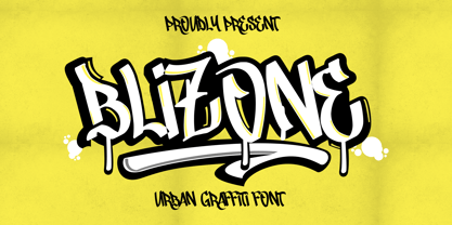 Blizone Font Poster 1