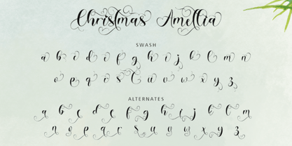 Christmas Amellia Font Poster 9