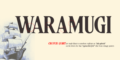 Waramugi Font Poster 3