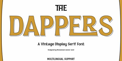 Dappers Liga Font Poster 1