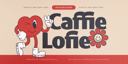 Caffie Lofie Font Poster 1