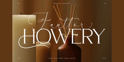 Fanttor Howery Script Font Poster 1