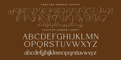 Fanttor Howery Script Font Poster 8