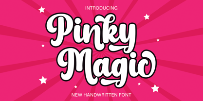 Pinky Magic Font Poster 1