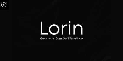 Lorin Font Poster 1