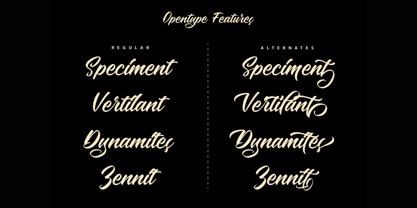 The Speciment Font Poster 7