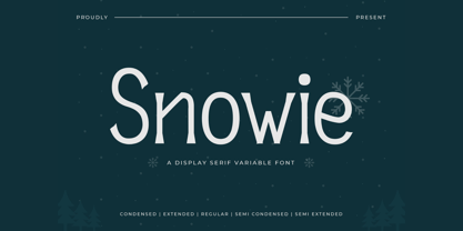 Snowie Font Poster 1