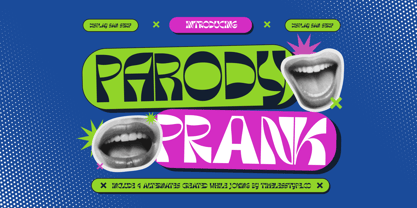 Parody Prank Font Poster 1