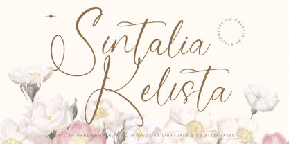 Sintalia Kelista Font Poster 1