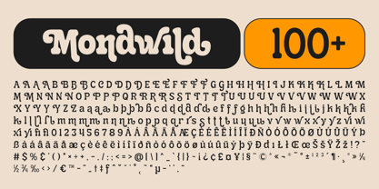 Dh Mondwild Font Poster 15