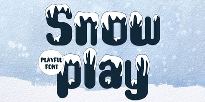 Snow Play Font Poster 1