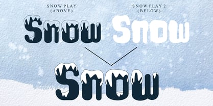 Snow Play Font Poster 6