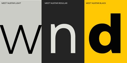 Nustar Font Poster 15