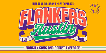 Flankers Austin Font Poster 1