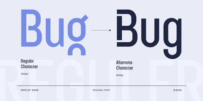 Regora Font Poster 5