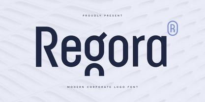 Regora Font Poster 1