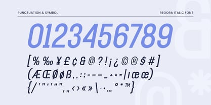Regora Font Poster 9