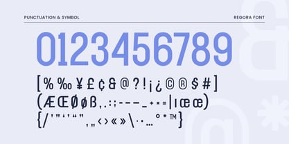 Regora Font Poster 10