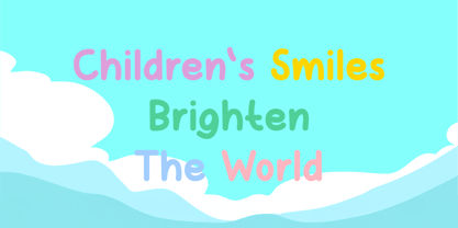 Little Childhood Font Poster 2