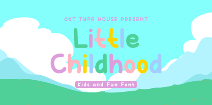 Little Childhood Font Poster 1