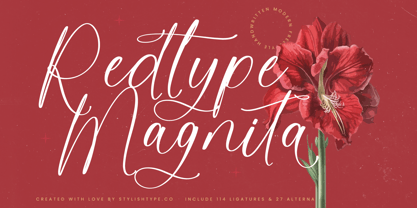 Redtype Magnita Fuente Póster 1