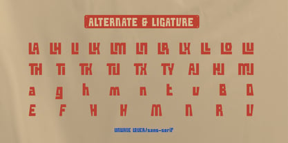 Unwave Lover Font Poster 14