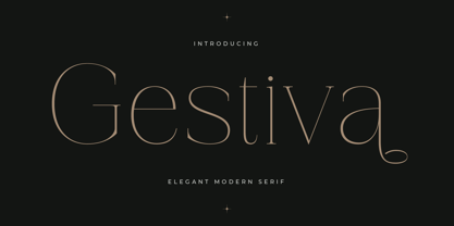 Gestiva Font Poster 1