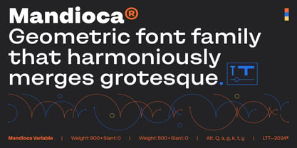 Mandioca Variable Font Poster 4