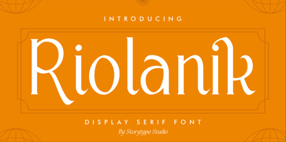 Riolanik Font Poster 1