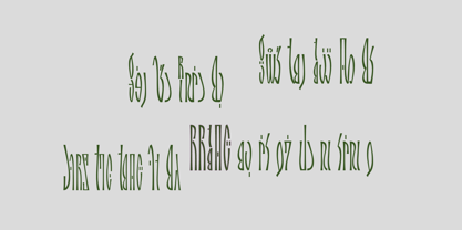 Tenha Font Poster 2