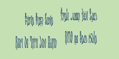 Tenha Font Poster 3