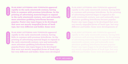 Intermedial Slab Font Poster 6