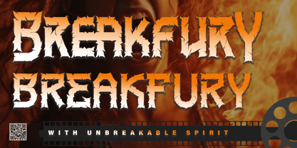 Breakfury Font Poster 1