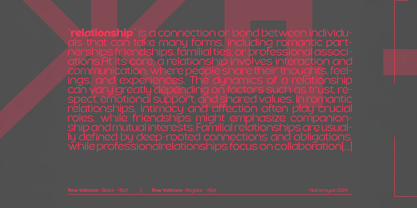 Row Vatikano Font Poster 8