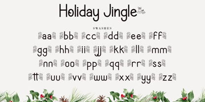 Holiday Jingle Font Poster 9