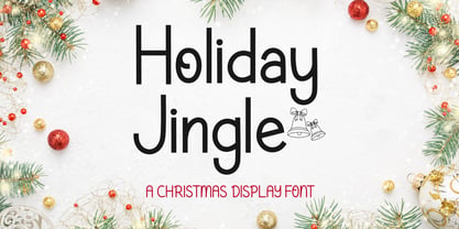 Holiday Jingle Font Poster 1