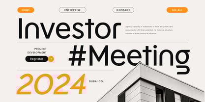 Obtegra Font Poster 3