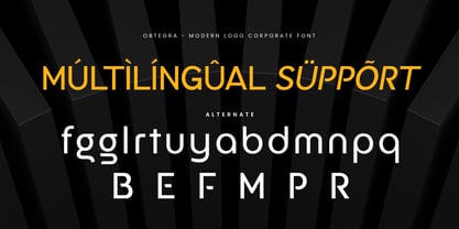 Obtegra Font Poster 11