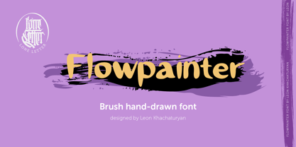 Flowpainter LLT Font Poster 1