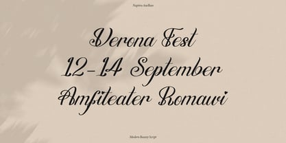 Naptira Anellian Font Poster 5