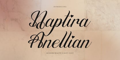 Naptira Anellian Font Poster 1