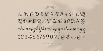 Naptira Anellian Font Poster 13