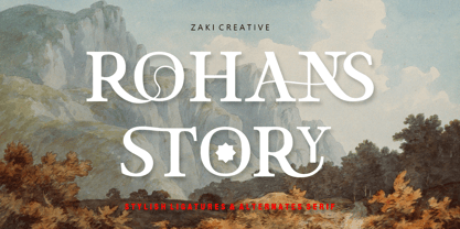 Rohans Story Font Poster 1