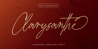 Clarysanthe Font Poster 1