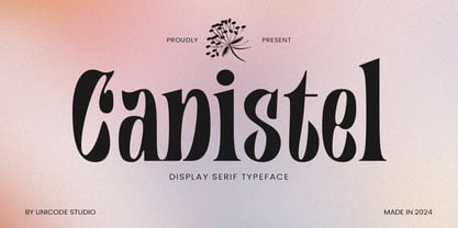 Canistel Font Poster 1