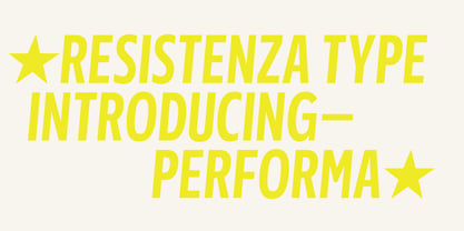 Performa Font Poster 11