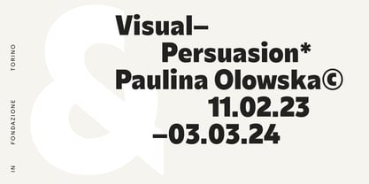 Performa Font Poster 13